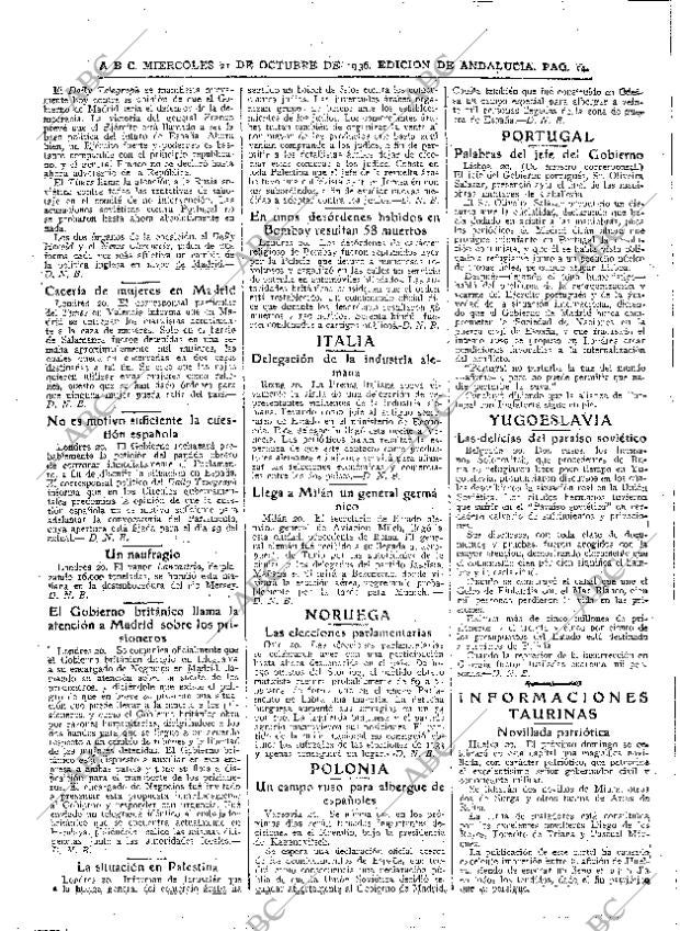 ABC SEVILLA 21-10-1936 página 14