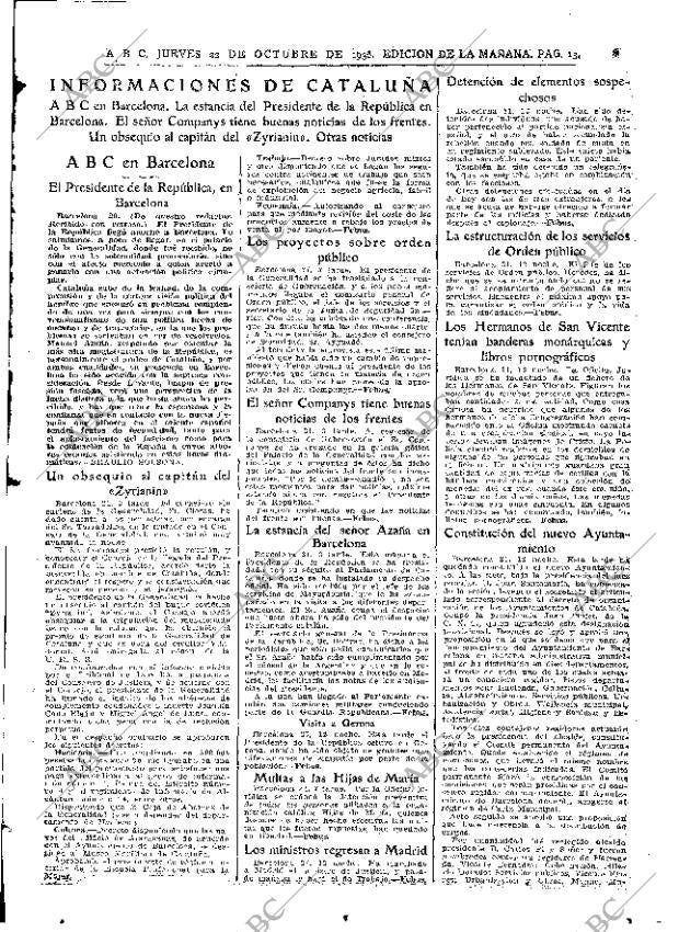 ABC MADRID 22-10-1936 página 13