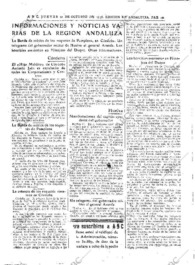 ABC SEVILLA 22-10-1936 página 10