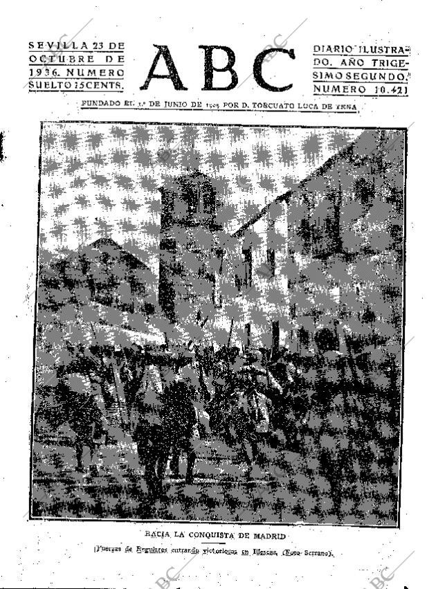 ABC SEVILLA 23-10-1936 página 1