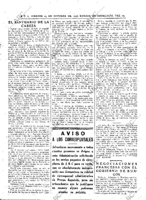 ABC SEVILLA 23-10-1936 página 15