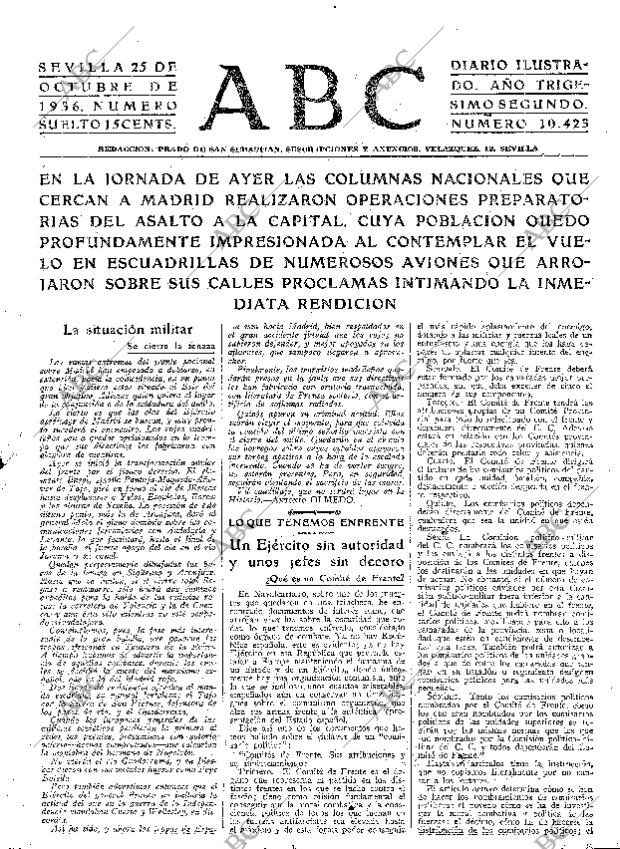 ABC SEVILLA 25-10-1936 página 3