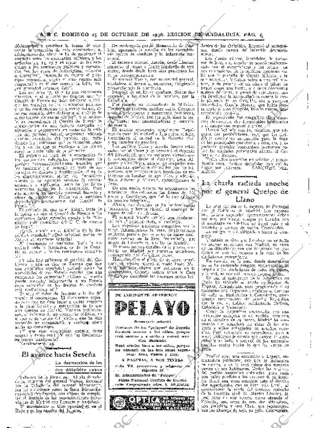 ABC SEVILLA 25-10-1936 página 4