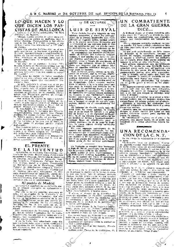 ABC MADRID 27-10-1936 página 9