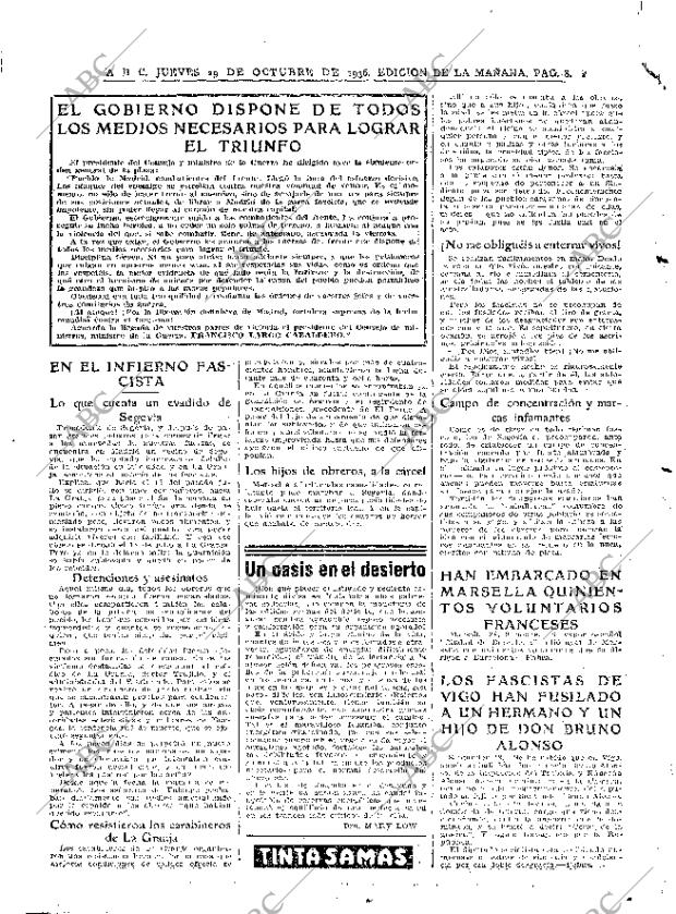 ABC MADRID 29-10-1936 página 8