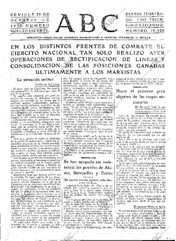 ABC SEVILLA 29-10-1936 página 3