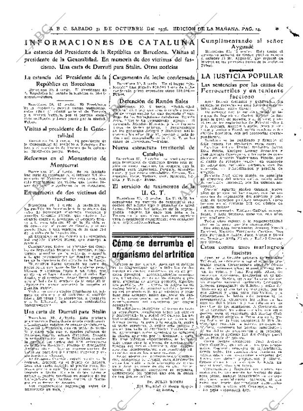 ABC MADRID 31-10-1936 página 14