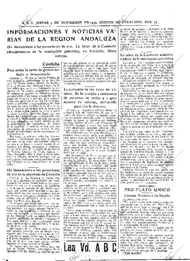 ABC SEVILLA 05-11-1936 página 13