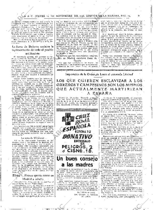 ABC MADRID 12-11-1936 página 12