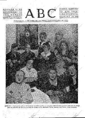 ABC SEVILLA 14-11-1936 página 1