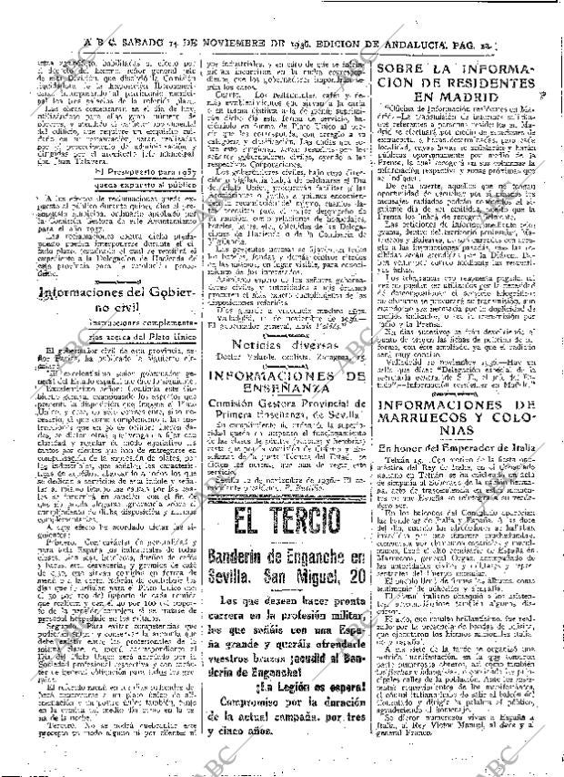 ABC SEVILLA 14-11-1936 página 10