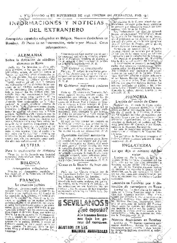 ABC SEVILLA 14-11-1936 página 13