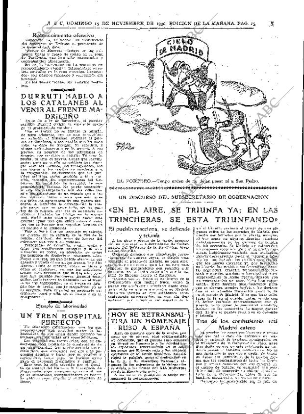 ABC MADRID 15-11-1936 página 15