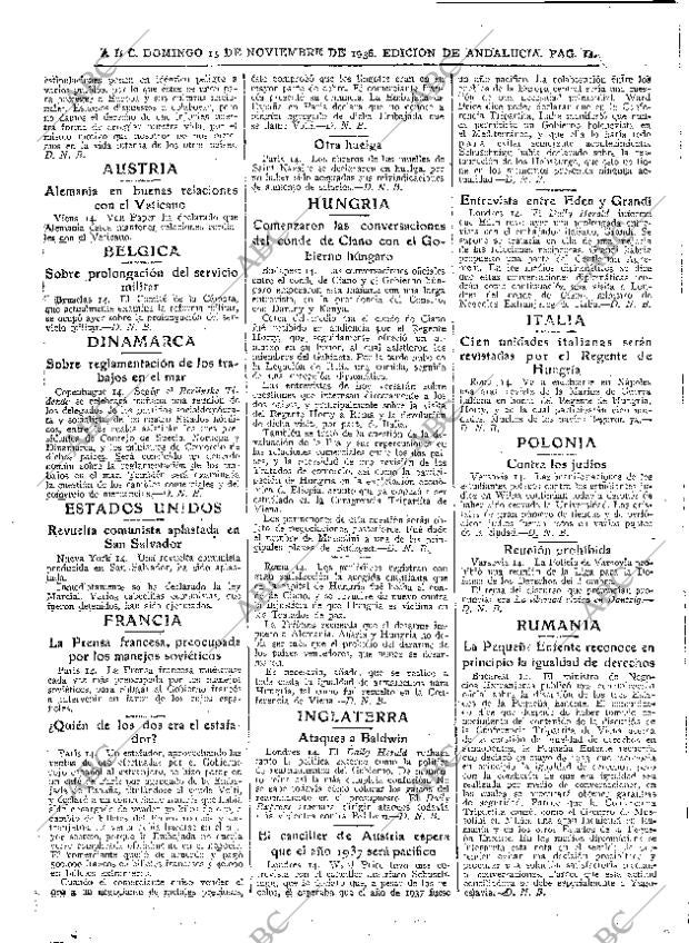 ABC SEVILLA 15-11-1936 página 14