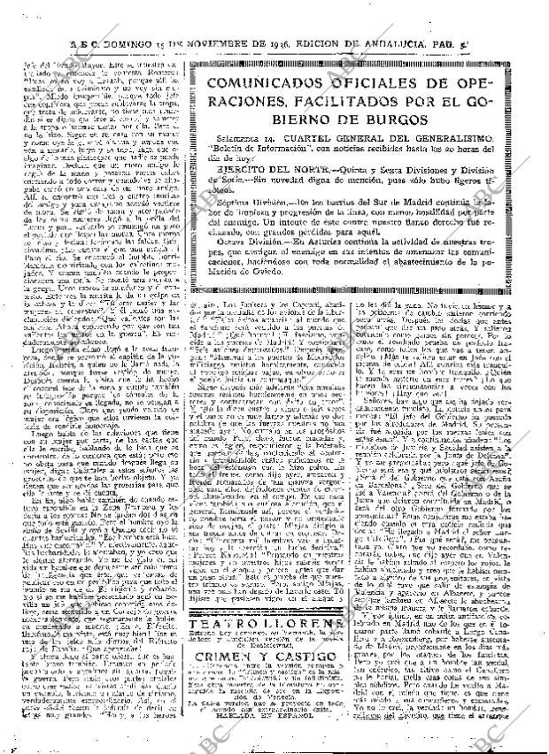 ABC SEVILLA 15-11-1936 página 5