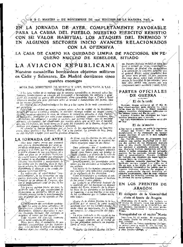 ABC MADRID 17-11-1936 página 9