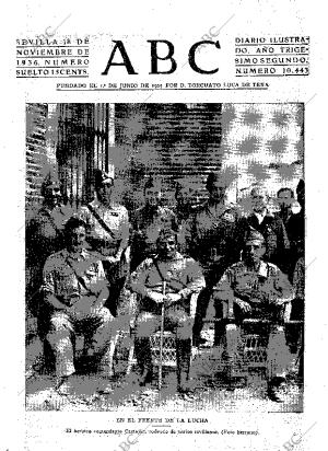 ABC SEVILLA 18-11-1936 página 1