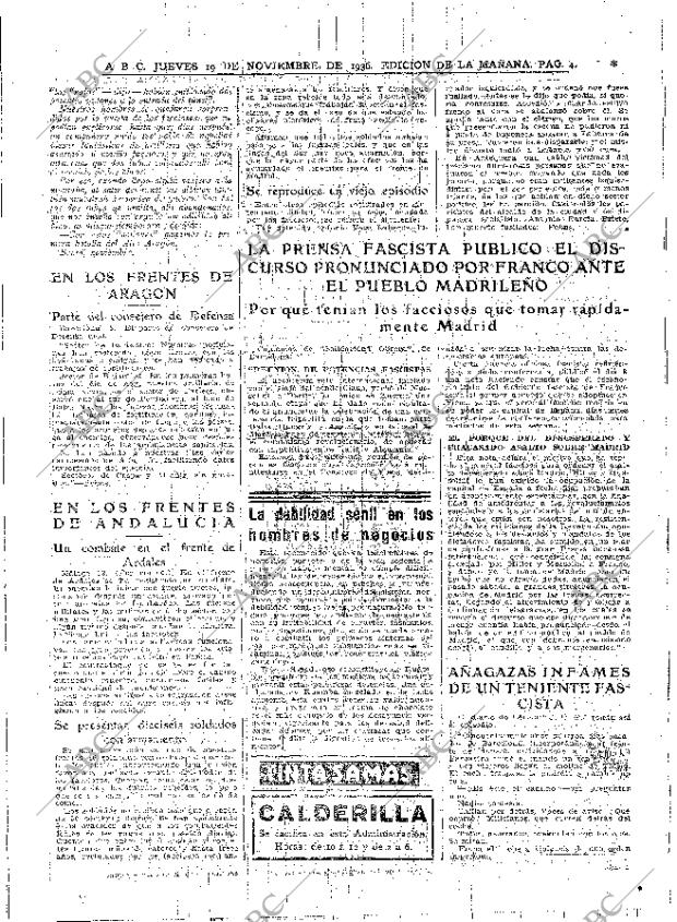 ABC MADRID 19-11-1936 página 4