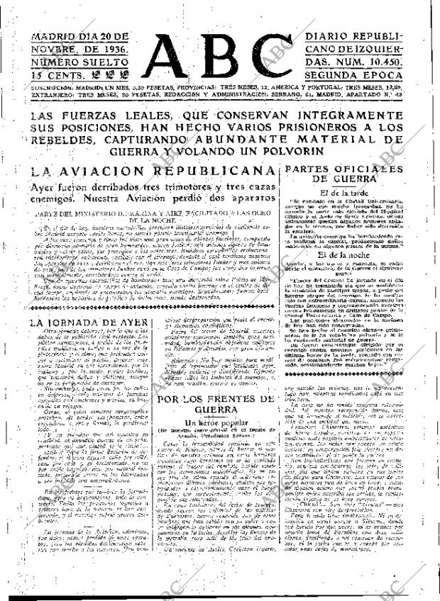 ABC MADRID 20-11-1936 página 3