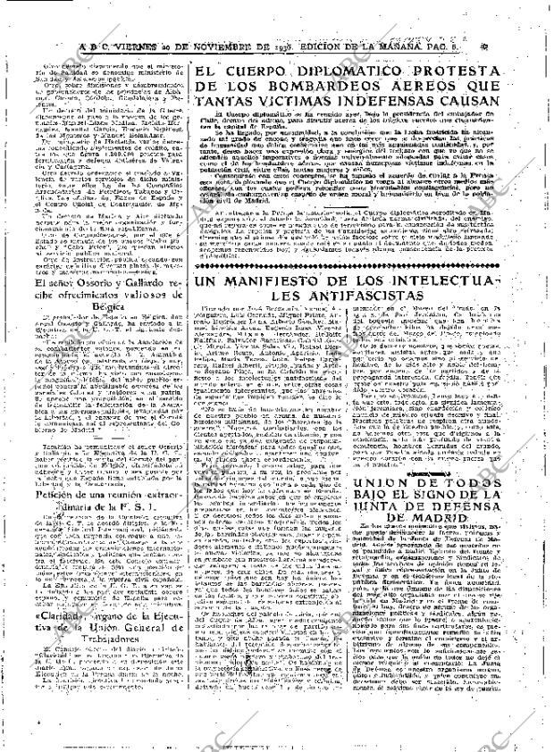 ABC MADRID 20-11-1936 página 6