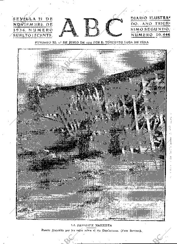 ABC SEVILLA 21-11-1936 página 1