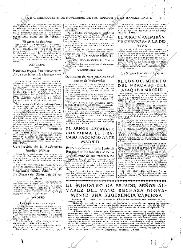 ABC MADRID 25-11-1936 página 6