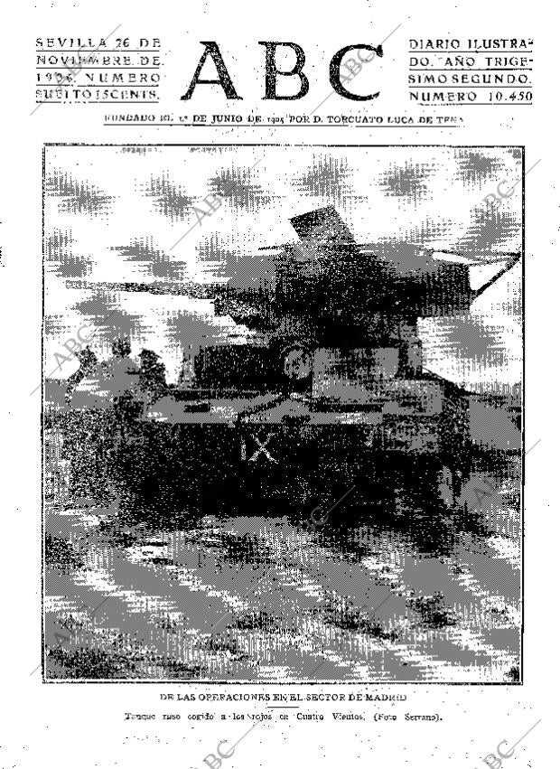 ABC SEVILLA 26-11-1936 página 1
