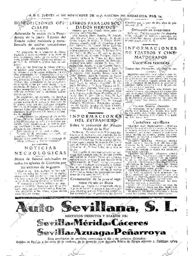 ABC SEVILLA 26-11-1936 página 14