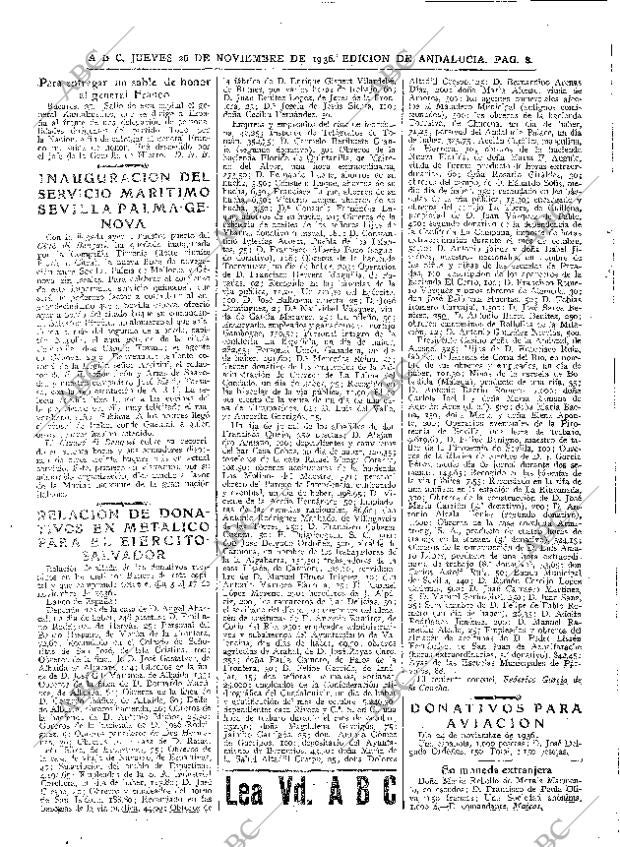 ABC SEVILLA 26-11-1936 página 8