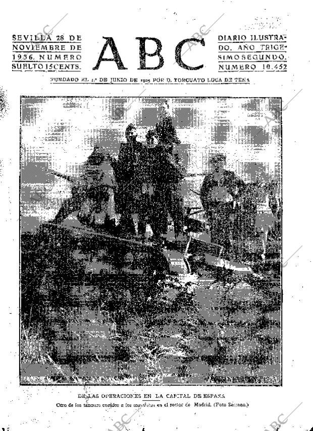 ABC SEVILLA 28-11-1936 página 1