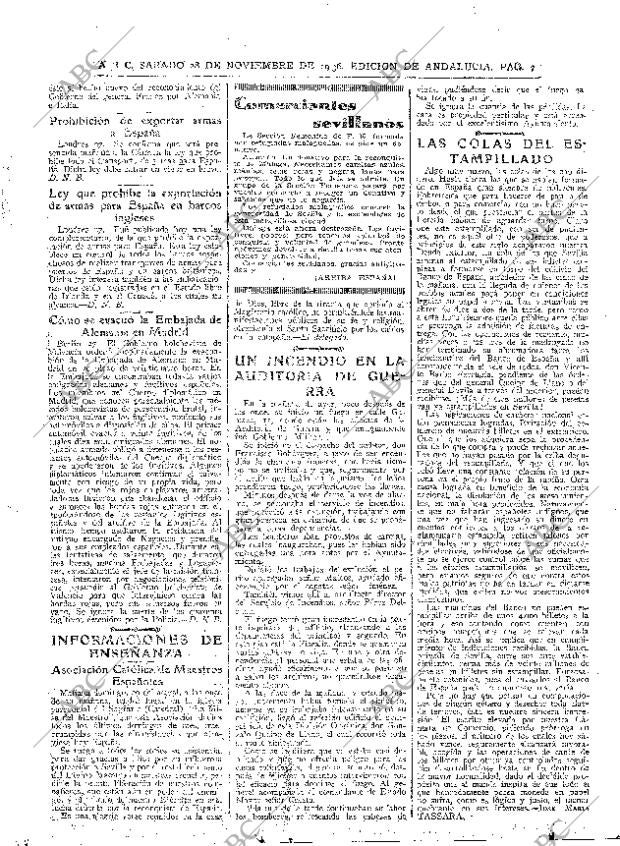 ABC SEVILLA 28-11-1936 página 7