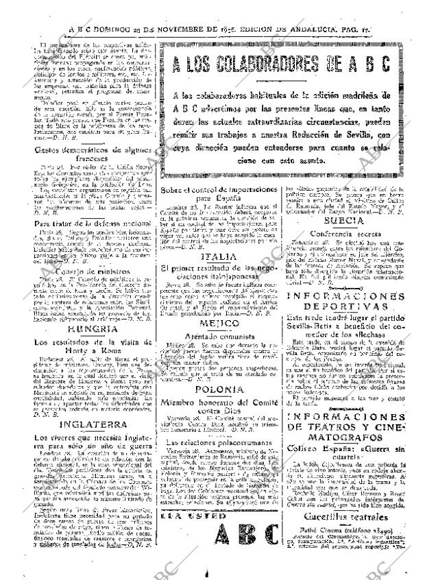 ABC SEVILLA 29-11-1936 página 17