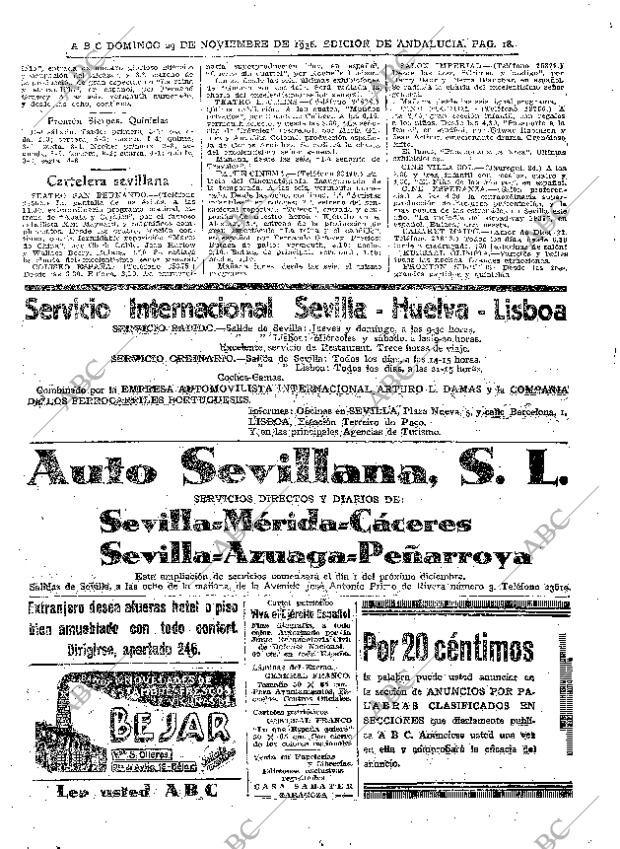 ABC SEVILLA 29-11-1936 página 18