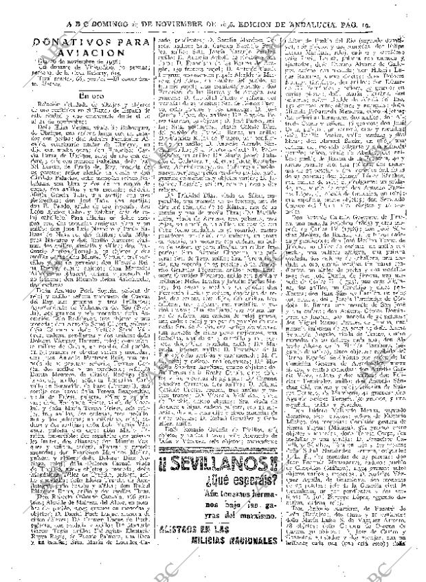 ABC SEVILLA 29-11-1936 página 19