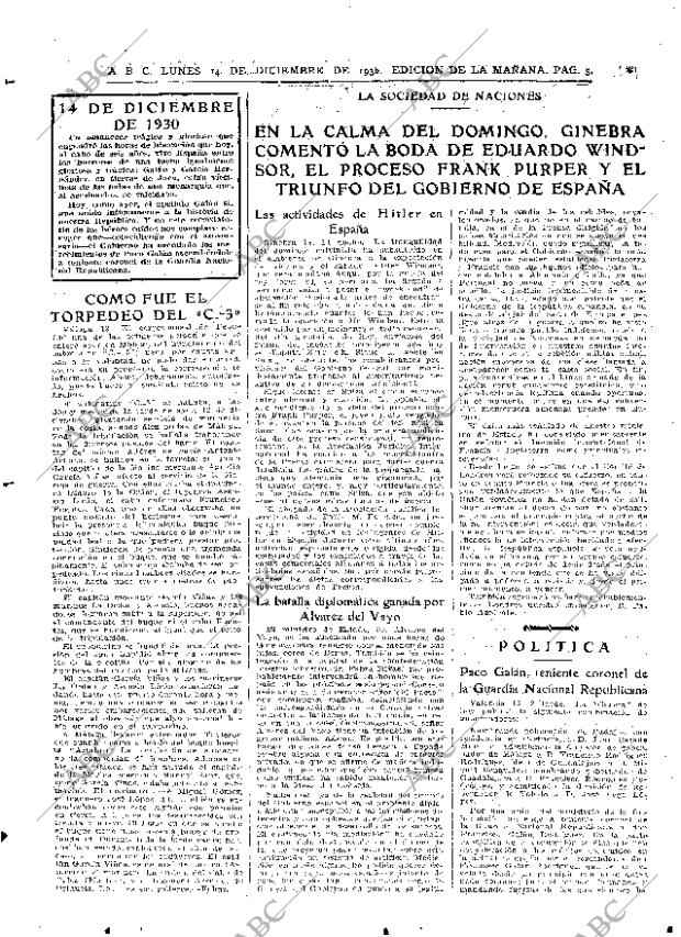 ABC MADRID 14-12-1936 página 5