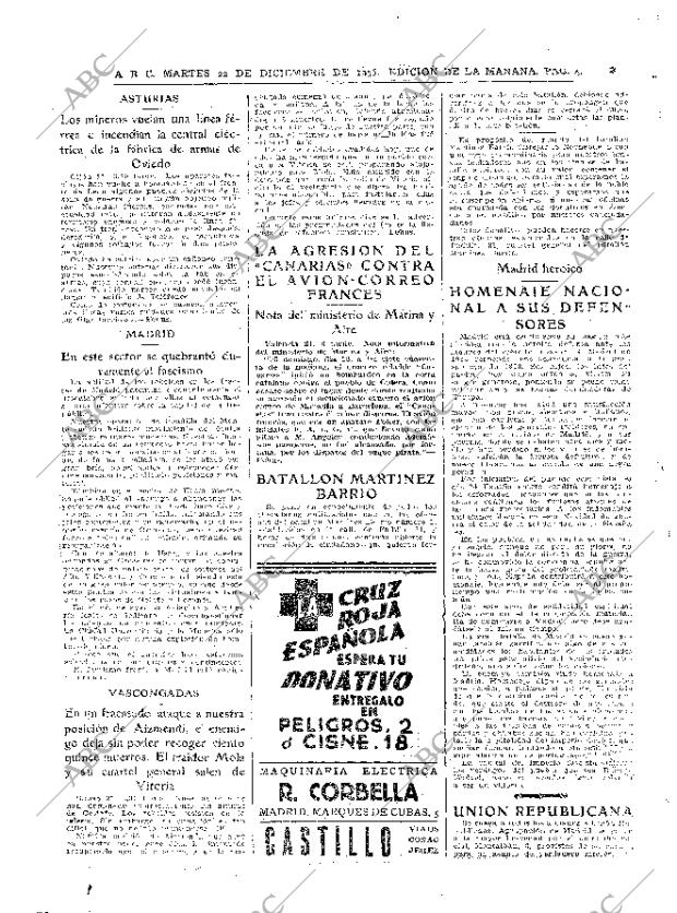 ABC MADRID 22-12-1936 página 4