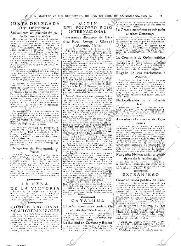 ABC MADRID 22-12-1936 página 6