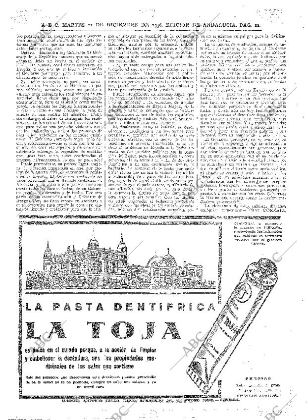 ABC SEVILLA 22-12-1936 página 12