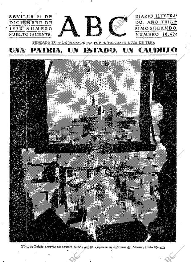 ABC SEVILLA 24-12-1936 página 1
