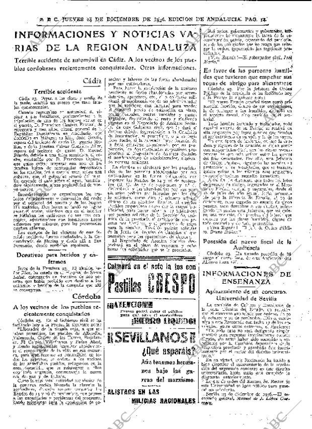 ABC SEVILLA 24-12-1936 página 14