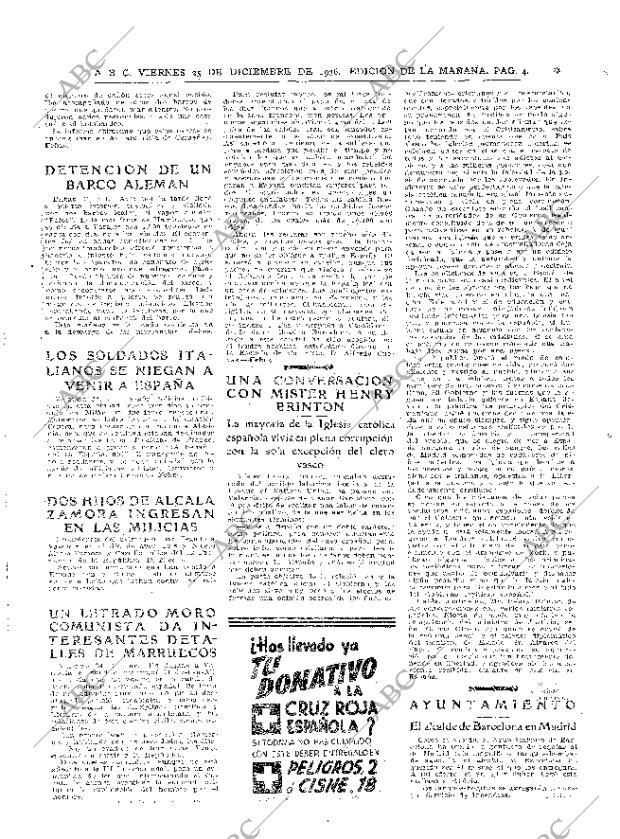 ABC MADRID 25-12-1936 página 4