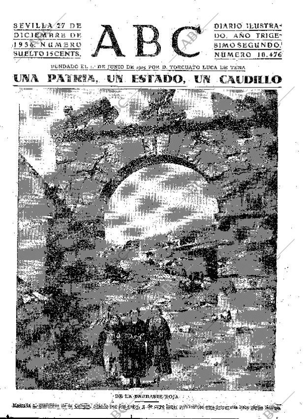 ABC SEVILLA 27-12-1936 página 1