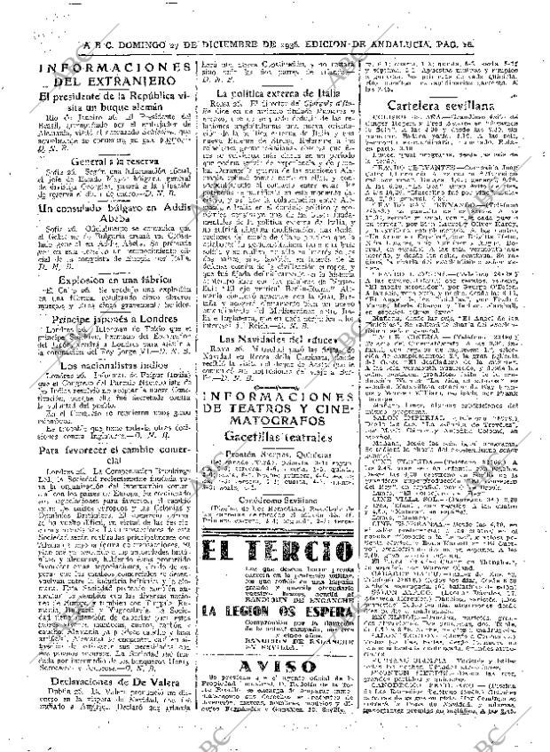 ABC SEVILLA 27-12-1936 página 16