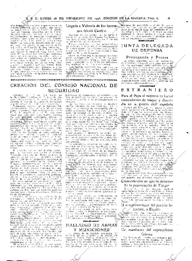 ABC MADRID 28-12-1936 página 6