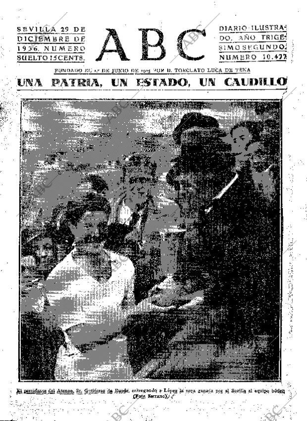 ABC SEVILLA 29-12-1936 página 1