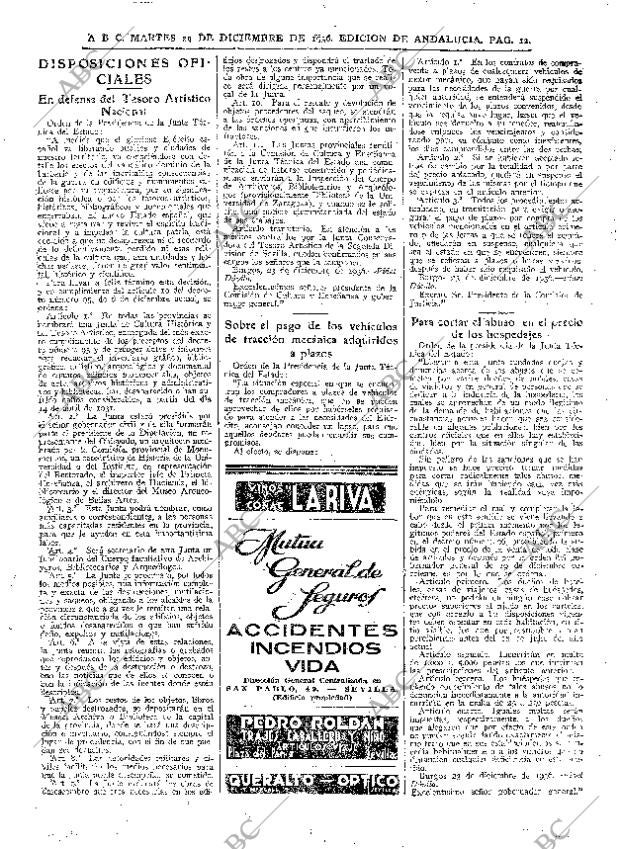 ABC SEVILLA 29-12-1936 página 12
