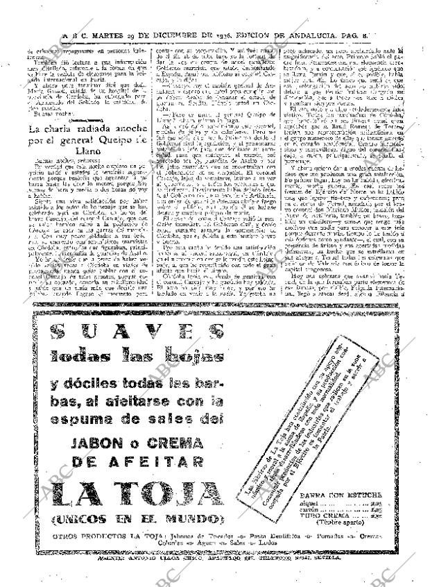 ABC SEVILLA 29-12-1936 página 8