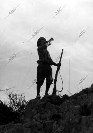 Toque de diana en el frente de Teruel