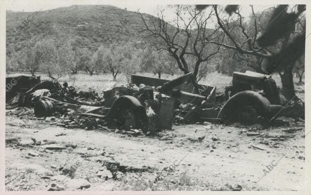 Guerra Civil Espanola Campo De Batalla En La Zona De Zaragoza Archivo Abc