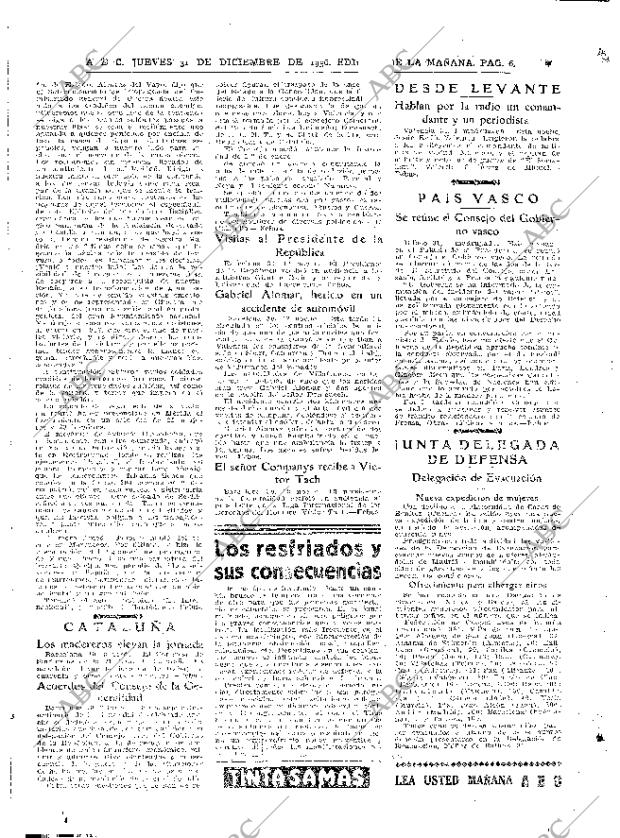 ABC MADRID 31-12-1936 página 6